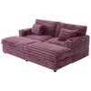 Polibi Oversized Double Chaise Lounge Sofa with Cup Holders and USB Ports - 4 of 4