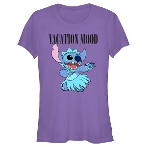 Junior's Women Lilo & Stitch Vacation Mood T-Shirt - 1 of 4