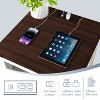 Vipbear Night Stand with Charging Station Rustic 18 Inch Bedside Table with 2 Storage Drawers and Open Shelf,Modern Wood End Table for Bedroom - 2 of 4