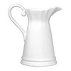 8.5x6x9in Maisie Pitcher, White - 3 of 4