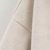 Coolmee Women's Cropped Wool Jacket Plain Zipper Short Pea Coats Fall Winter Trendy Tweed Jackets - 2 of 4