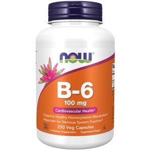 B-6 100mg by Now Foods  -  250 Capsule - 1 of 3