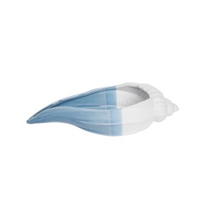 Beachcombers Blue & Bisque Shell Bowl - 1 of 1