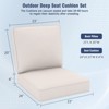 Buenhomino Outdoor Patio Chair Cushions Set, Olefin Fabric Weather-Resistant Outdoor Cushion with zipper - 2 of 4