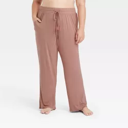 Women's Plus Size Beautifully Soft Pajama Pants - Stars Above™ Rose Pink 4X