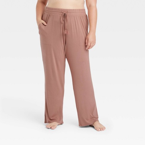 Women's Beautifully Soft Pajama Pants - Stars Above™ Rose Pink 1x : Target