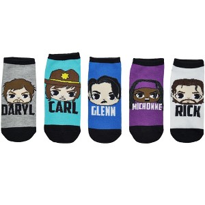 The Walking Dead Chibi 5 Pair Pack of Lowcut Socks - 1 of 3