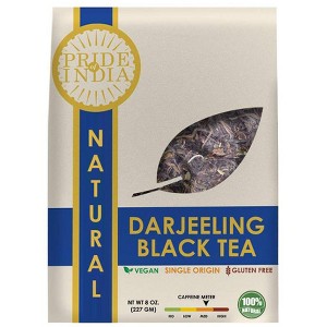 PRIDE OF INDIA Darjeeling Afternoon Black Tea PACK of 1 - 8 Oz - 1 of 4