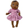 Doll Clothes Superstore Mauve Designer Dress Fits Some Baby Alive And Little Baby Dolls - 3 of 4