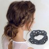 Unique Bargains Durable Hair Rope Brown Beige Blue 6pcs - 2 of 3