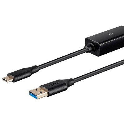 Monoprice USB Type-C to USB Type-A Data Link Cable - 6 Feet - Black | USB 3.0