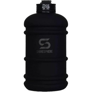 SHAKESPHERE Large Sports Water Bottle – 2.2L (74.4 oz) – BPA-Free Matte Black Hydration Jug for Gym, Hiking, and Sports - 1 of 4