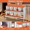Coucheta Chicken Nesting Boxes - Available in Multiple Styles (Bracket Leg/Two-Tier/Wall Mount) & Compartments (6/8/10) for Easy Egg Collection. - 4 of 4