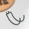 Unique Bargains Garage Storage Hooks Large Curved Pegboard Hook Black 1 Pc - 2 of 4