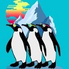 Girl's Design By Humans North Pole Summer By clingcling T-Shirt - 2 of 3
