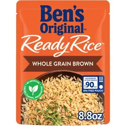 Ben's Original Ready Rice Whole Grain Brown Rice Microwavable Pouch - 8.8oz