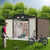 10.4'x12' Outdoor Storage Shed, Large Garden Shed, with Slooping Roof and 4 Vents - 2 of 4