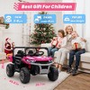 JOYRACER 24V Kids Ride on UTV with Remote Control, 2 Seater 2x200W Ride on Dump Truck For Big Kids, Rose - 2 of 4