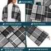 PAVILIA Fleece Wearable Blanket with Sleeves, Warm Cozy Soft Functional Lightweight Sleeved Throw Adults Men Women - 3 of 4