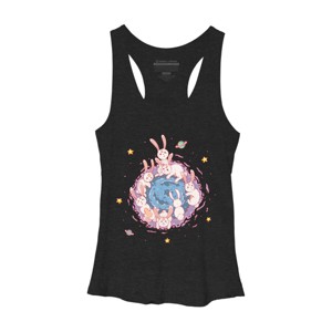 Women's Design By Humans Rabbit Hole By Chofy87 Racerback Tank Top - 1 of 3