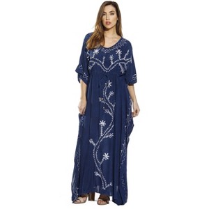 21678-WHITENAVY-XL Riviera Sun Caftan / Caftans for Women - 1 of 2