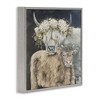 Stupell Industries Highland Cattle with Flower Garlands, 12" x 12" - 3 of 4