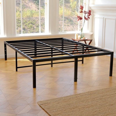 Lusimo 18 Inch Bed Frame Easy Assembly Metal Platform Bed with Steel Slat Support All Sizes