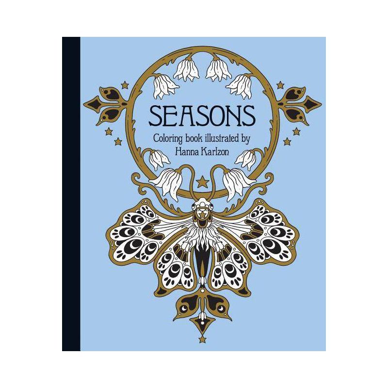 Seasons Coloring Book - (Hardcover), 1 of 2