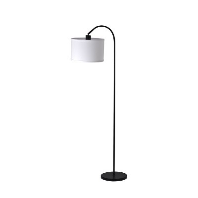 Arc Floor Lamp (Includes LED Light Bulb) Black - Room Essentials™