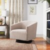 NicBex Faux Leather Accent Chair,Upholstered Living Room Chairs with Curved Backrest and Wood Base,Modern Armchair,Club Chairs for Living Room - 2 of 4