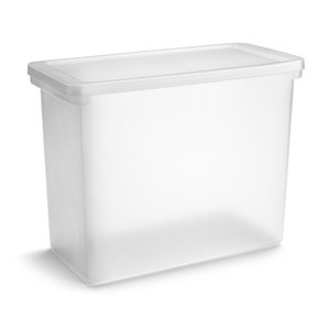 Sorbus Stationery File Box - Binder & Notebook Bin with Lid - 1 of 4