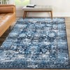 Washable Vintage Printed Rug Non Slip Low Pile Rug Soft Retro Throw Floor Cover Foldable Indoor Carpet for Living Room Bedroom Playroom Nursery - 3 of 4