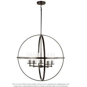 Five Light Chandelier - 1 of 2