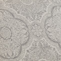 textured medallion gray