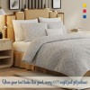 Color Sense 100% Cotton Percale Printed 3-Piece Duvet Cover Set - 2 of 4