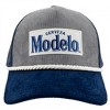 Adult Modelo Logo Blue & Grey Corduroy Trucker Hat - 2 of 4