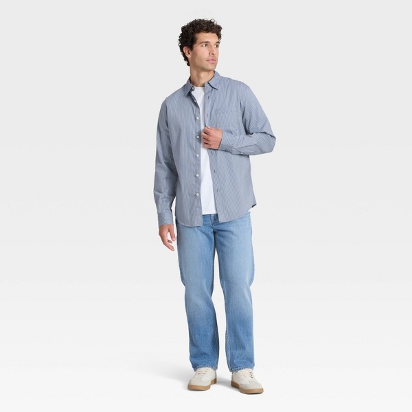 Camiseta casual de botones de manga larga para hombre - Goodfellow & Co™ 3