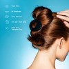 Gimme Beauty Medium Lay Flat Claw Clip - 2pc - Black/Cream - 4 of 4