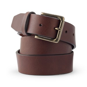 Lands' End Men's Leather Jean Belt - 1 of 2