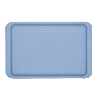 Blue Nonstick Steel Cookie Baking Sheet with Handles