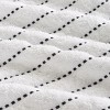 Plush Organic Cotton Wave Stripe Assorted 16-Piece Bath Hand Face Towel Set by Blue Nile Mills - 4 of 4