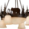 Vaxcel Bozeman 9 - Light Chandelier in  Burnished Bronze - 2 of 4