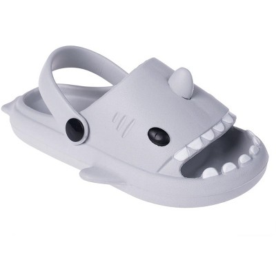 FOAMWALK Toddler Boy's EVA Comfy Cute Shark Clogs and Fisherman Sandals for Boys