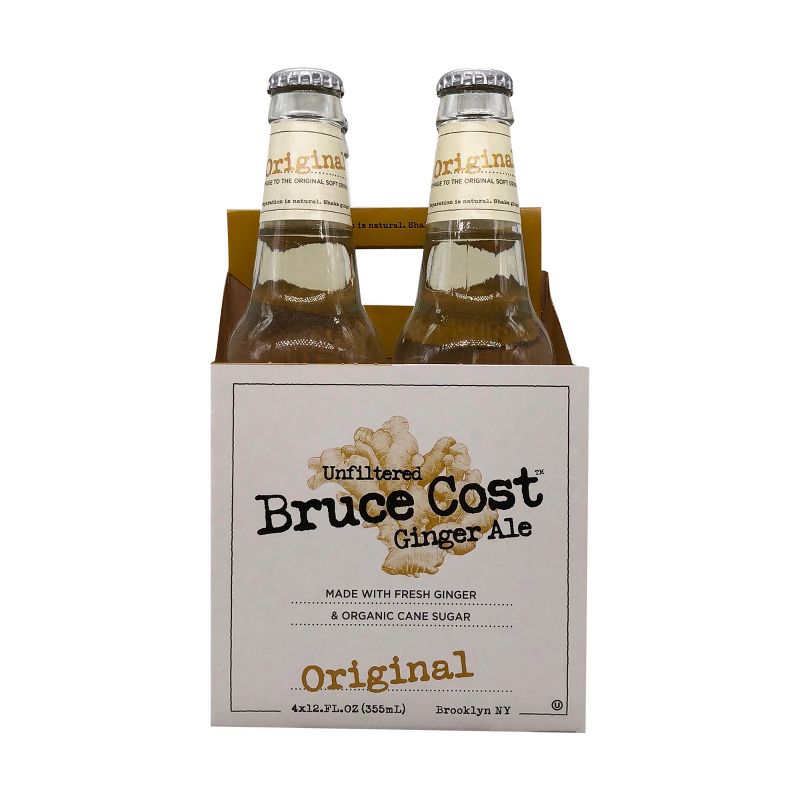 Unfiltered Bruce Cost Ginger Ale Original - Case of 6/4 pack, 12 oz, 3 of 6