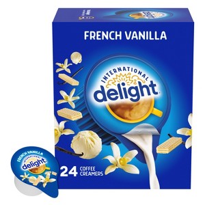 International Delight French Vanilla Coffee Creamer Singles - 24ct/0.44 fl oz - 1 of 4