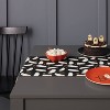 72"x14" Halloween Ghost Table Runner Black - Hyde and EEK! Boutique™: Modern Ribbed Cotton, OEKO-TEX Certified - 2 of 3