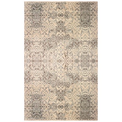 Modern Geometric Damask Indoor Area Rug or Runner - Blue Nile Mills