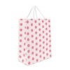 Sparkle & Bash 6 Pack Extra Large Party Favor Paper Gift Bag with Handles for Birthdays, Baby Showers, Pink Polka Dots, 15 in - image 4 of 4