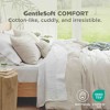 BAGOKIE 4-Piece Pinch Pleat Striped Bed in a Bag Comforter Set for All Season - 3 of 3