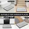 BAGOKIE 3 Piece Ultra-Soft Microfiber Bathroom Rug Set - 3 of 4
